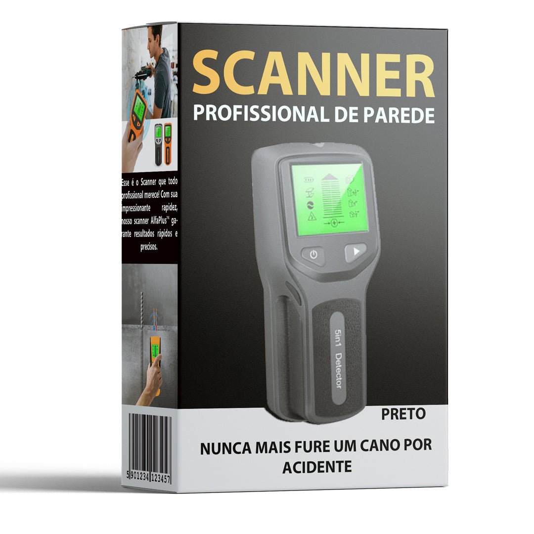 Scanner Profissional de Parede Para Metais Cano PVC Madeira e Fiação - Imagem 3